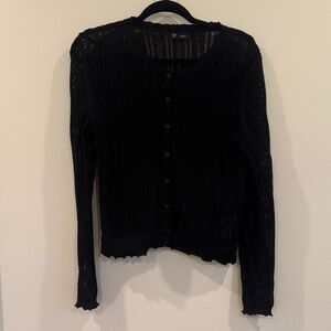 GAP Women's Black Cardigan Sweater